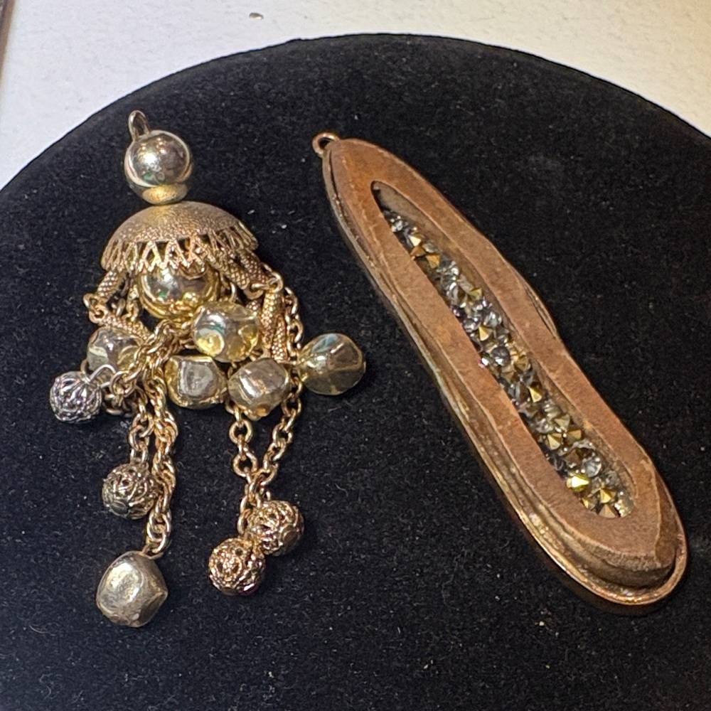 Liberty Gold and Silver Brooch Set